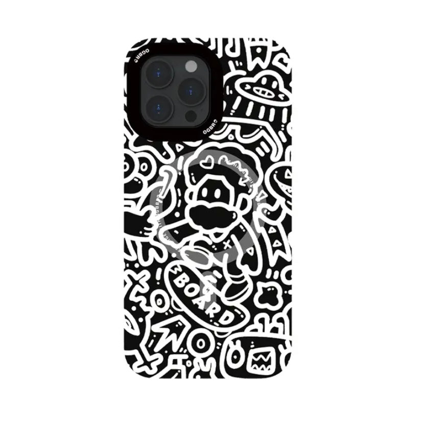 Graffiti New World | Skateboarding Fantasy Magnetic Case for iPhone