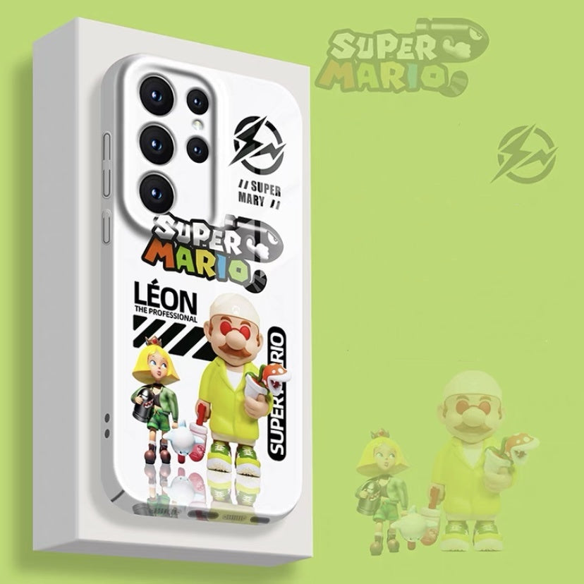 Super Mario New Trendy Case for Samsung Galaxy S - White