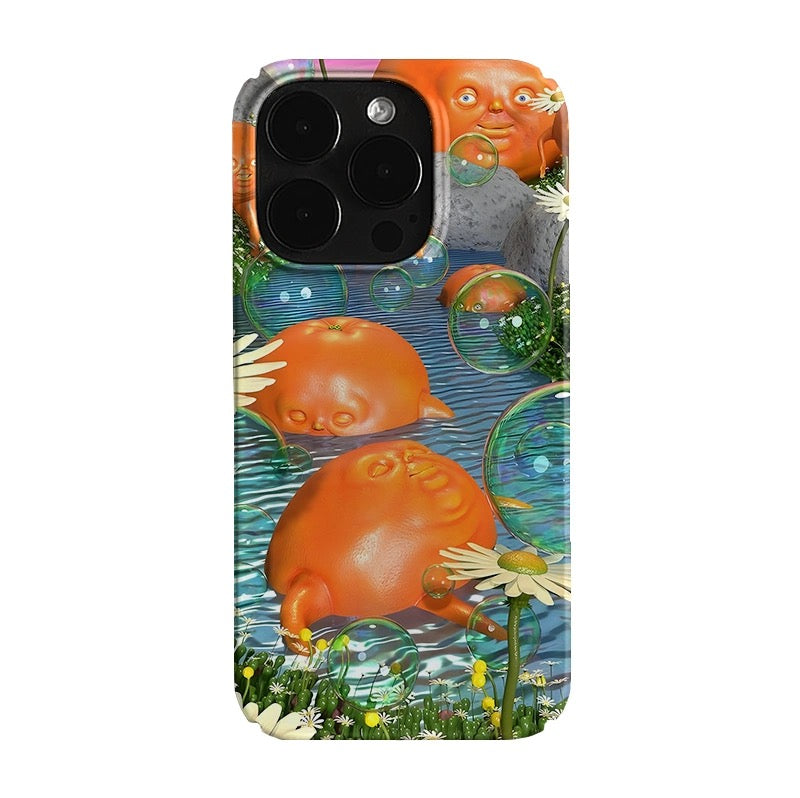 Grotesque Oranges Case for iPhone