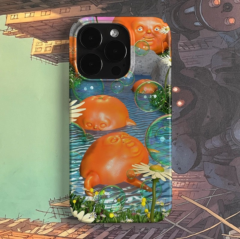 Grotesque Oranges Case for iPhone