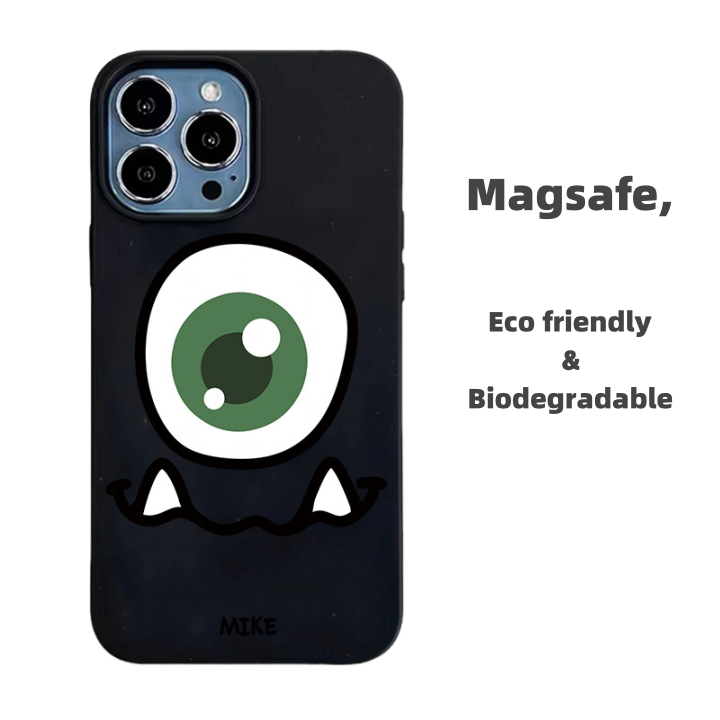 Big-Eyed Series Fully degraded Case for iPhone - Black