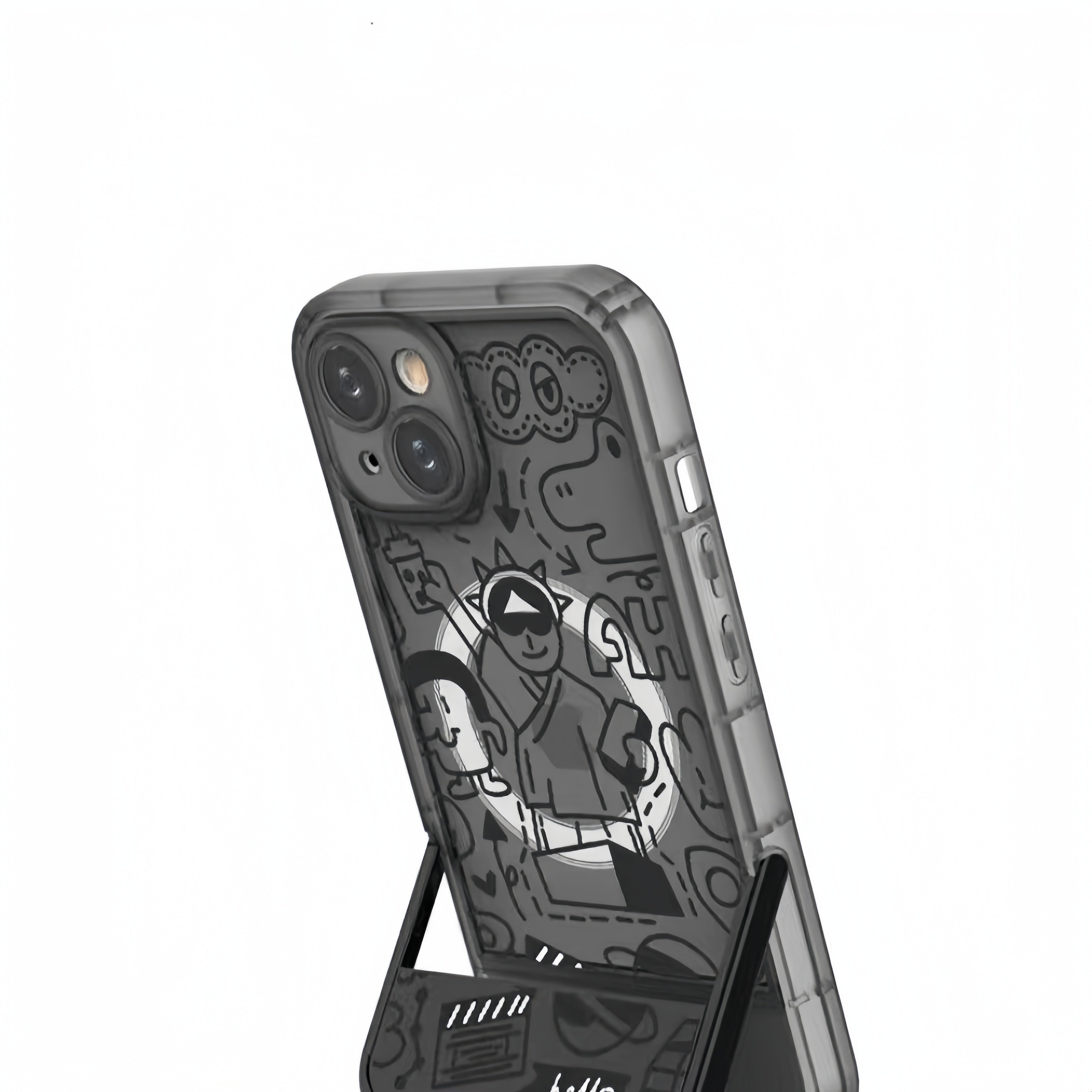 Line drawing | Skin Feel Magnetic Case for iPhone