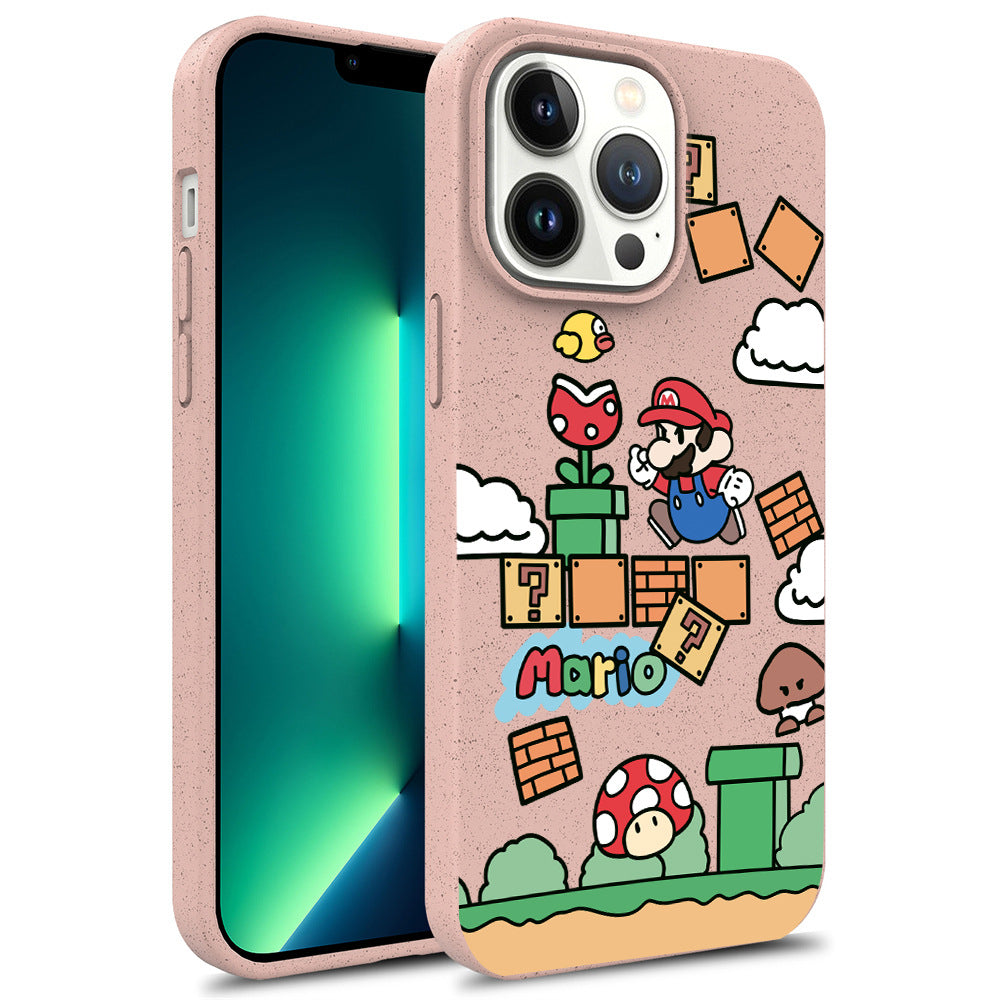 Mario Series Fully degraded Case for iPhone - Pink