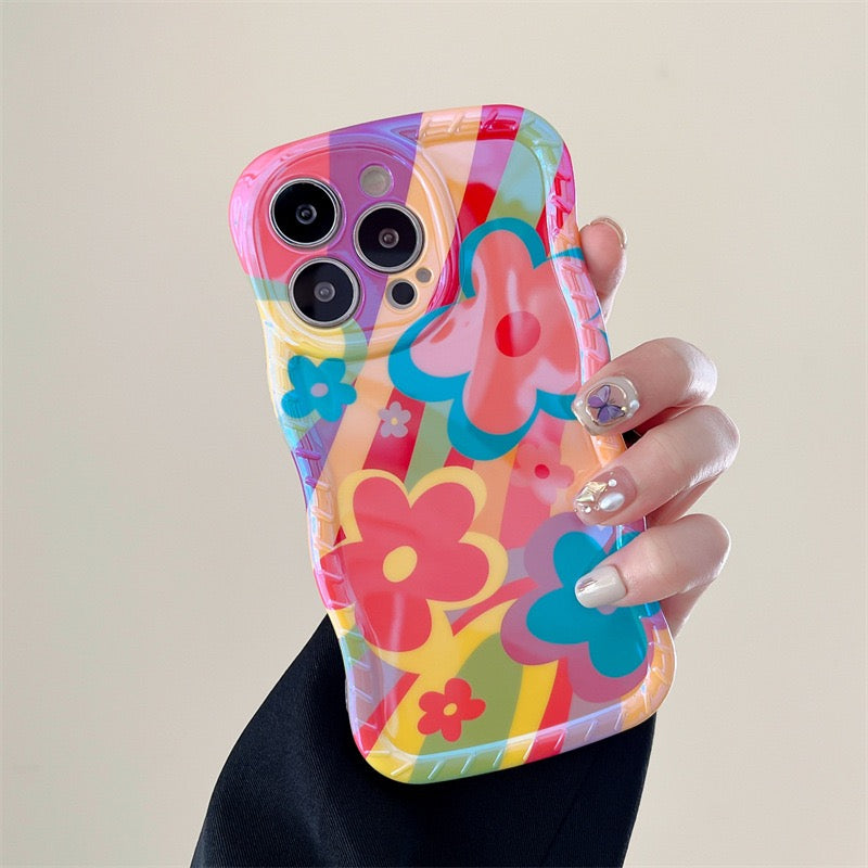 new dopamine graffity flower iphone case Spring limited