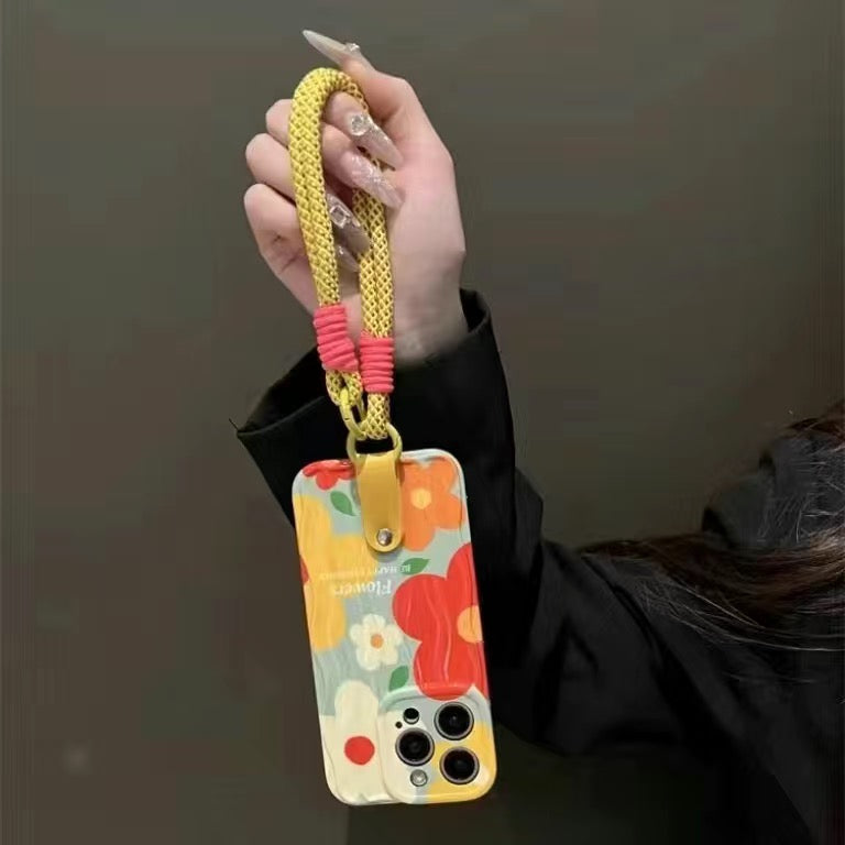 Childhood Trojan Horse and Blooming Flower Phone Case