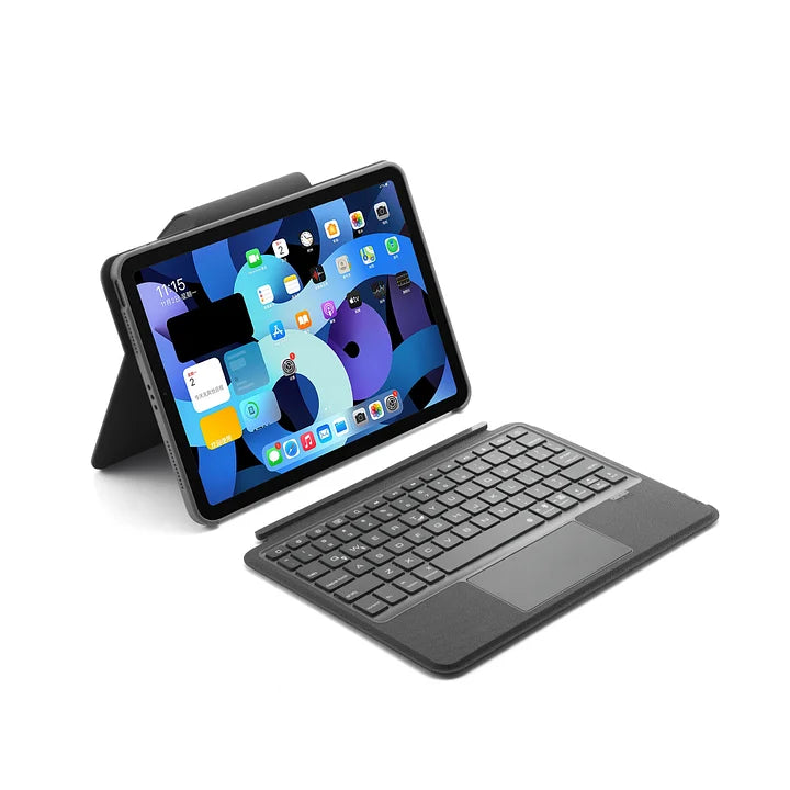 (Pro1,2,3,4,Air4,5) Enhance iPad Versatility: Detachable Keyboard & Adjustable Kickstand by Personalizeclub