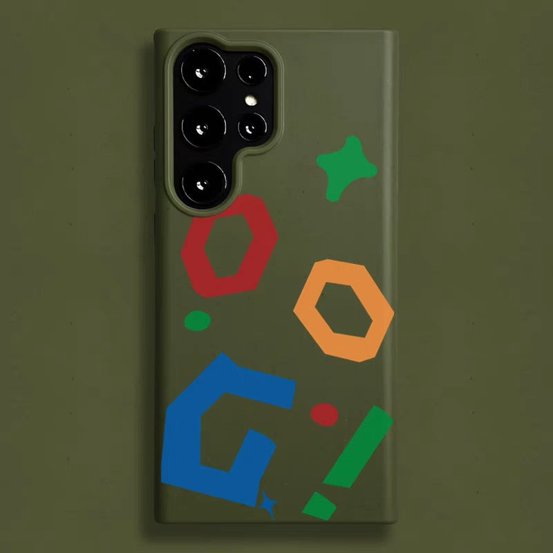 Personalized A Fully degraded Case for Samsung - Green