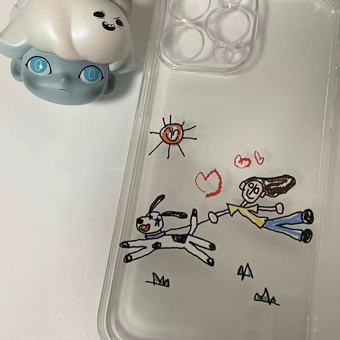 Happy Dog Clear Case for iPhone