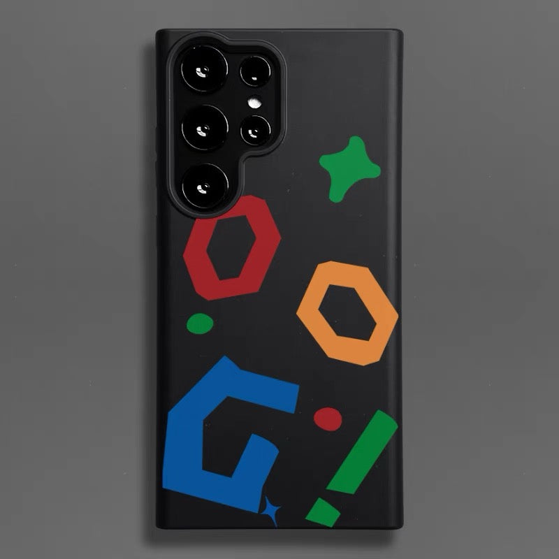 Personalized A Fully degraded Case for Samsung - Black