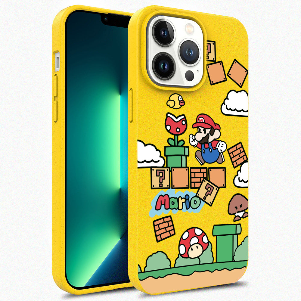 Mario Series Fully degraded Case for iPhone - Yellow