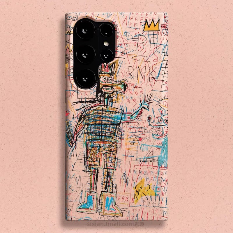 Graffiti Art Fully degraded Case for Samsung - Pink