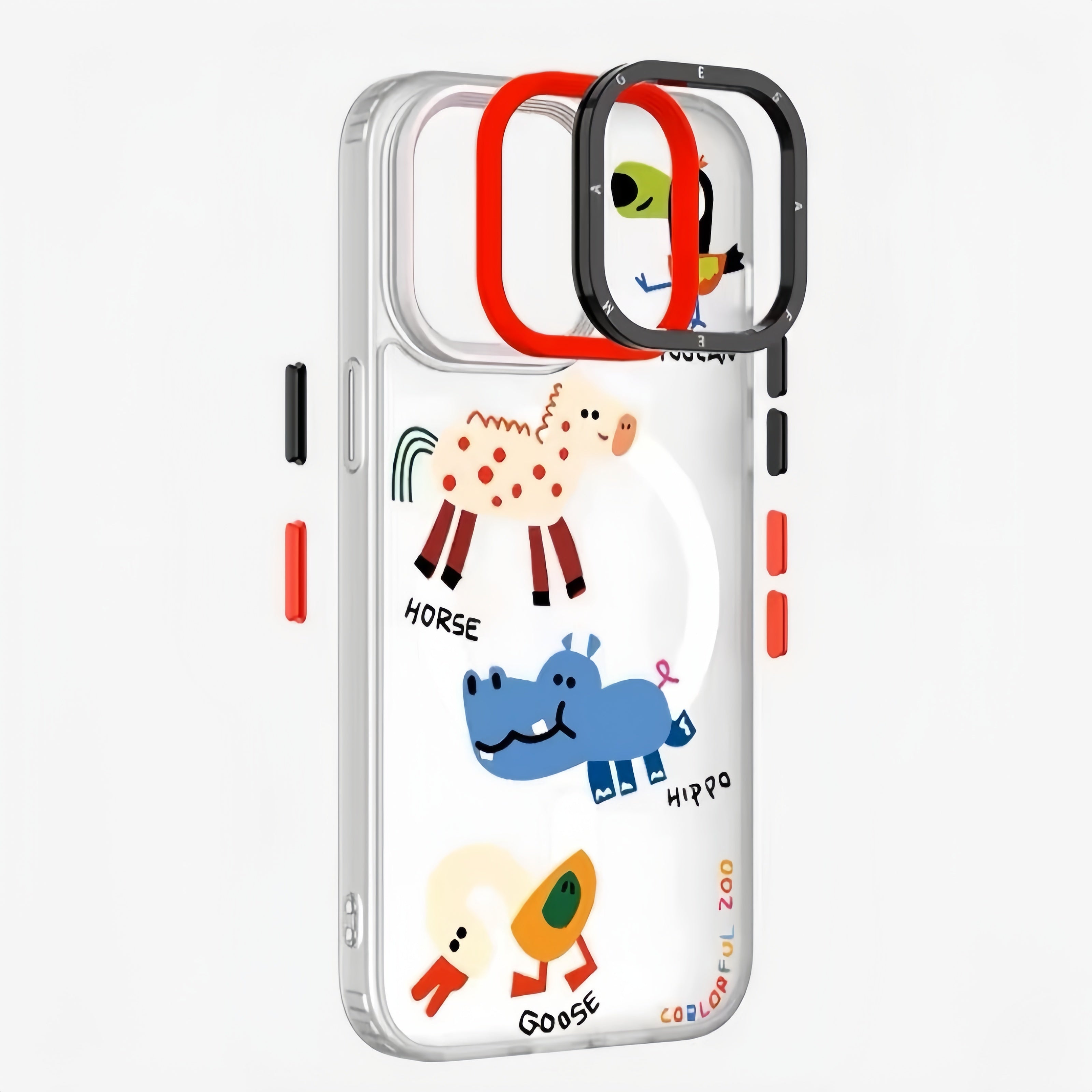 Zoo White | Skin Feel Magnetic Case for iPhone