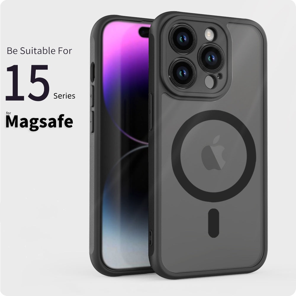 Matte Translucent Magsafe Shockproof Case For iPhone