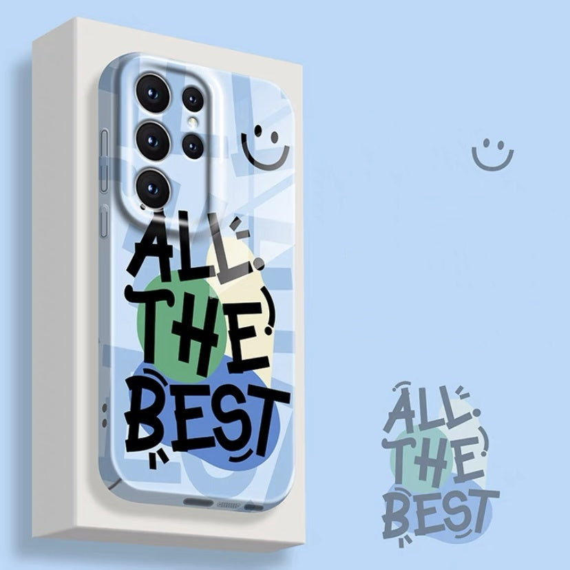 Cartoon Text New Trendy Case for Samsung Galaxy S - All the best