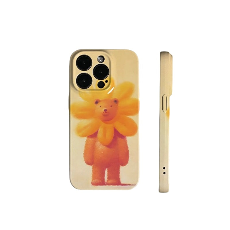 Sunflower Bear Case for iPhone
