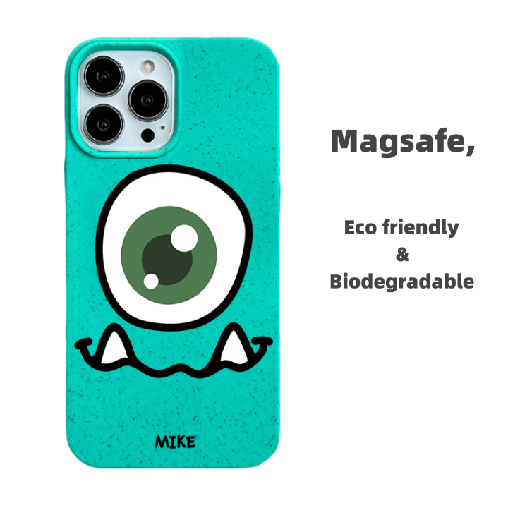 Big-Eyed Series Fully degraded Case for iPhone - Blue