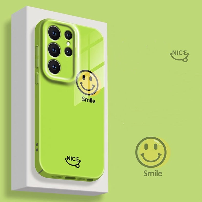 Smile New Trendy Case for Samsung Galaxy S - Green