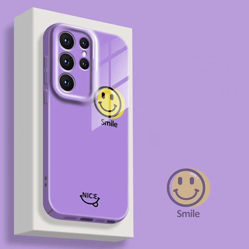 Smile New Trendy Case for Samsung Galaxy S - Purple