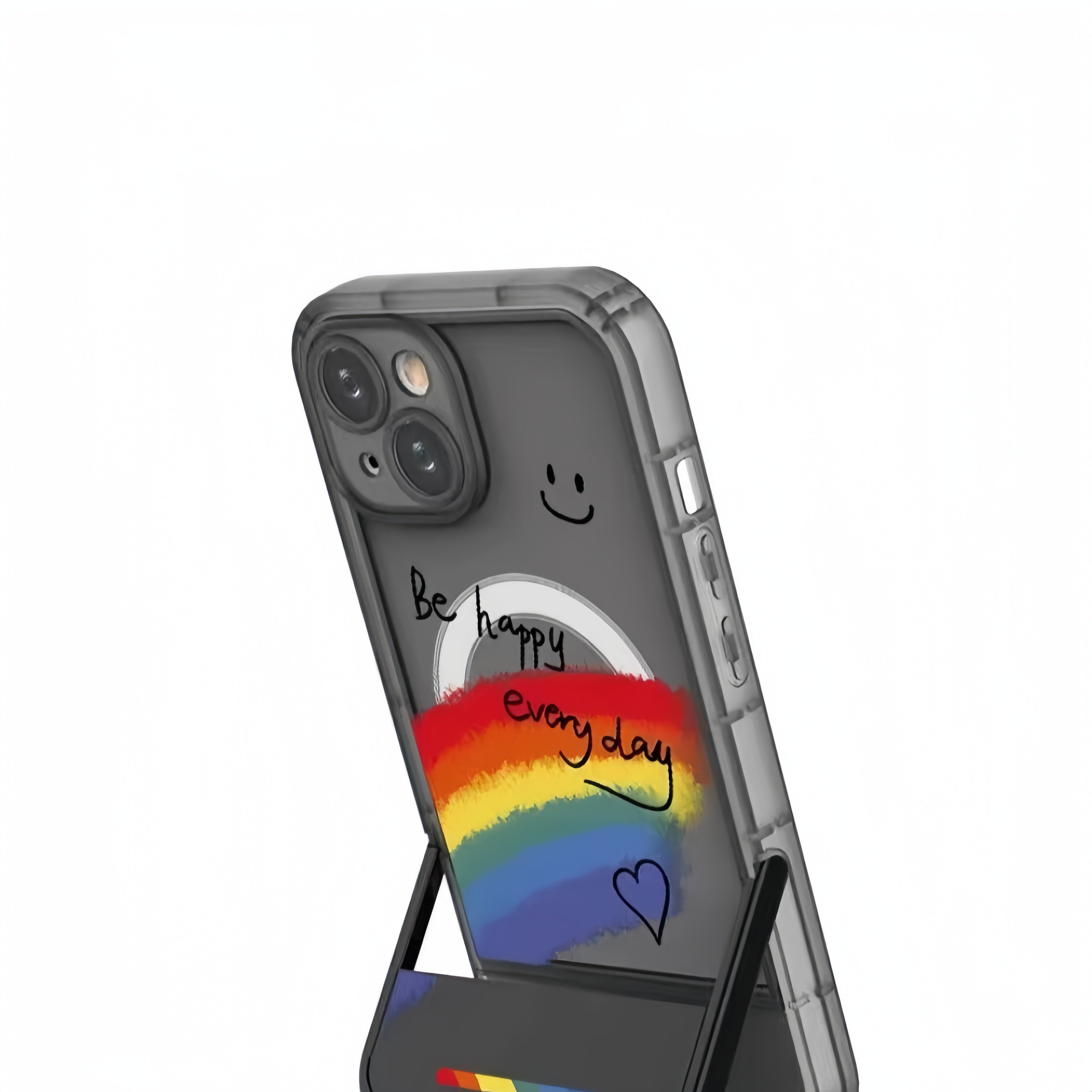 Cartoon Rainbow | Skin Feel Magnetic Case for iPhone