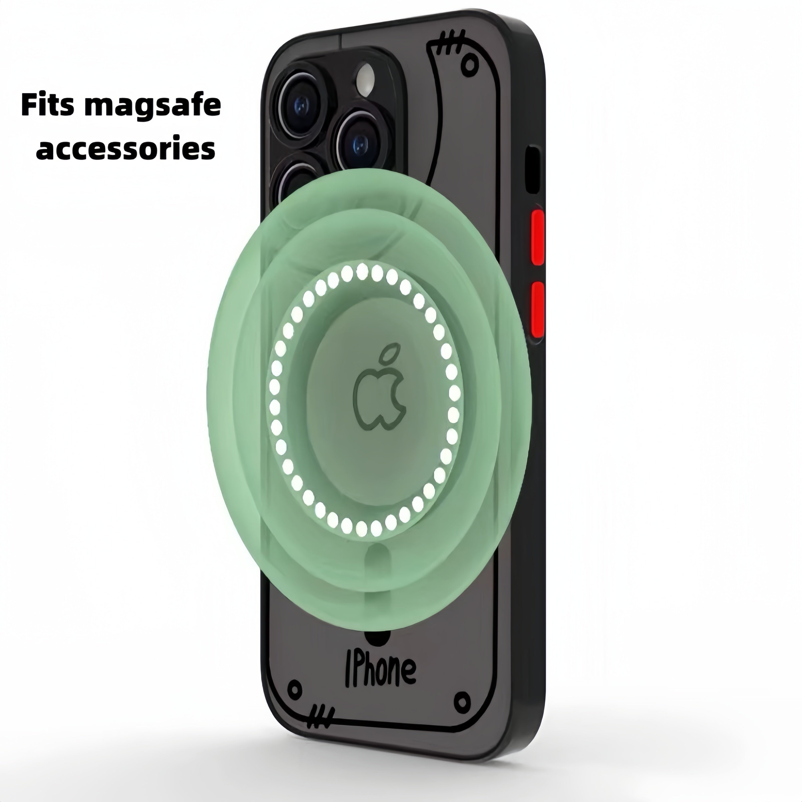 Black Classic | Skin Feel Magnetic Case for iPhone