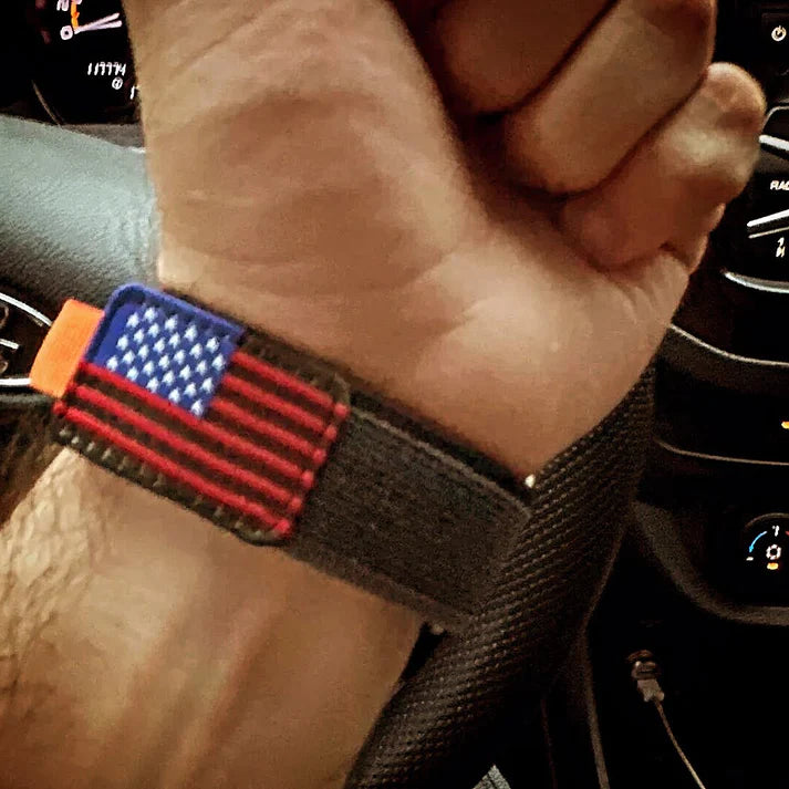 USA Flag Velcro Nylon Loop Strap for Apple watch