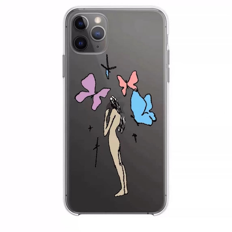 Butterfly Lovers Clear Case for iPhone